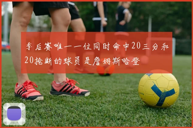 季后赛唯一一位同时命中20三分和20抢断的球员是詹姆斯哈登